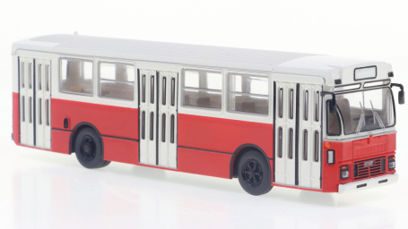 FIAT 418 AL AUTOBUS 1972 BEIGE-RED 1:87