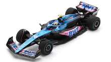 Indlæs billede til gallerivisning RENAULT F1 A523 TEAM BWT ALPINE N 10 7th MONACO GP 2023 PIERRE GASLY BLUE PINK 1:18