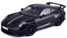 Indlæs billede til gallerivisning Porsche 911 GT3 2022 sort/sølv 1:18 fra Maisto