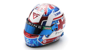 BWT ALPINE F1 TEAM - PIERRE GASLY HELMET - BRITISH GP 2023 rød/hvid/blå 1:5