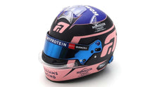 Indlæs billede til gallerivisning BELL HELMET CASCO HELMET F1 ALEXANDER ALBON TEAM WILLIAMS RACING N 23 SEASON 2024 BLUE PINK 1:5