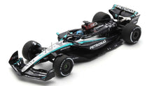 Indlæs billede til gallerivisning MERCEDES GP F1 W15 EQ PERFORMANCE TEAM AMG PETRONAS MOTORSPORT N 63 BAHRAIN GP 2024 GEORGE RUSSELL BLACK SILVER GREEN 1:43