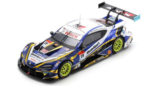 TOYOTA SUPRA GR TEAM WEDSSPORT BANDOH N 19 GT500 CLASS SUPER GT 2020 YUJI KUNIMOTO - RITOMO MIYATA BLUE WHITE YELLOW 1:43
