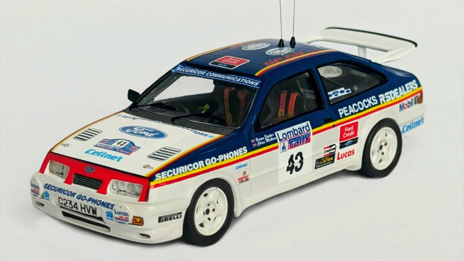 FORD SIERRA RS COSWORTH RAC RALLY 1986 MELLRS-STAKERS 1:43