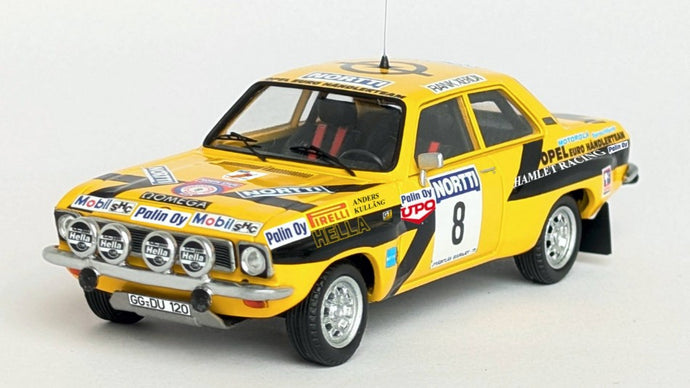 OPEL ASCONA 1000 LAKES RALLY 1975 KULLANG-ANDERSSON 1:43