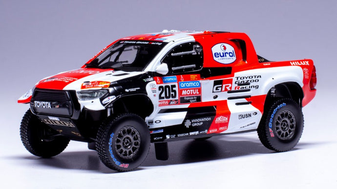 TOYOTA GR DKR HILUX T N.205 RALLY DAKAR 2022 DE VILLIERS-MURPHY 1:43