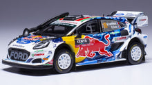 Indlæs billede til gallerivisning FORD ENGLAND PUMA RALLY1 RED BULL TEAM FORD WORLD RALLY M-SPORT N 16 3rd RALLY SAFARI KENYA 2024 ADRIEN FOURMAUX - ALEXANDRE CORIA WHITE BLUE RED 1:43
