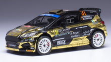 Indlæs billede til gallerivisning FORD ENGLAND FIESTA RALLY2 N 31 RALLY MONTECARLO 2024 JOHN WARTIQUE - MAXIME ANDERNACK YELLOW BLACK 1:43
