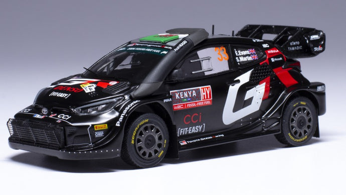 TOYOTA YARIS WRC N.33 SAFARI RALLY KENIA 2024 EVANS-MARTIN 1:43