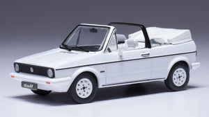 VOLKSWAGEN GOLF MKI CABRIOLET OPEN 1981 WHITE 1:43 fra Ixo Model