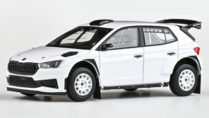 SKODA FABIA IV RS RALLY 2 BASE 2022 WHITE DA TERRA 1:43