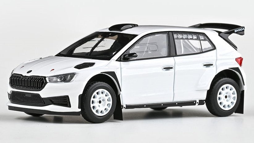 SKODA FABIA IV RS RALLY 2 BASE 2022 WHITE DA TERRA 1:43