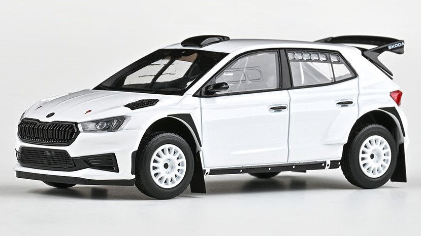 SKODA FABIA IV RS RALLY 2 BASE 2022 WHITE DA TERRA 1:43