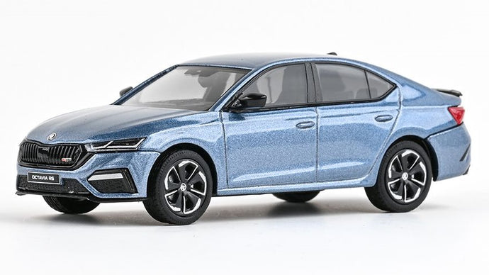 SKODA OCTAVIA IV RS 2020 METALLIC LIGHT BLUE 1:43