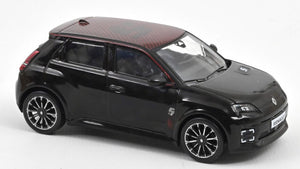 RENAULT 5 E-TECH 100% ELECTRIC 2024 DIAMOND BLACK/RED DECO 1:43