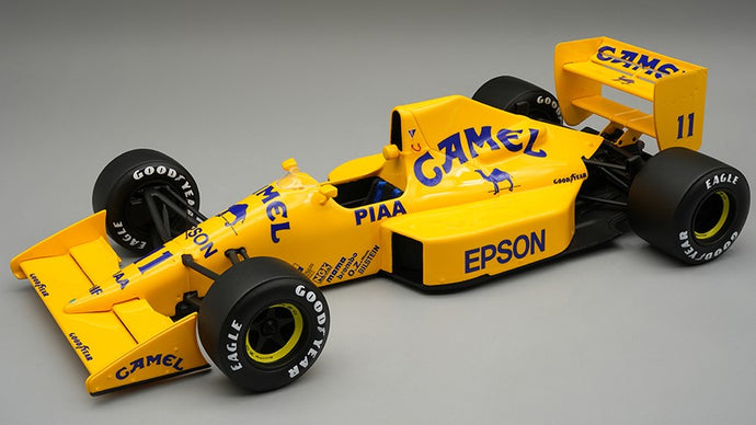 LOTUS 101 N.11 BRAZILIAN GP 1989 N.PIQUET C/VETRINA 1:18