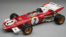 Indlæs billede til gallerivisning Ferrari 312 B2 F1 #2 JACKY ICKX WINNER DUTCH GP ZANDVOORT 1971 + FIGUUR (with showcase) rød/hvid 1:18