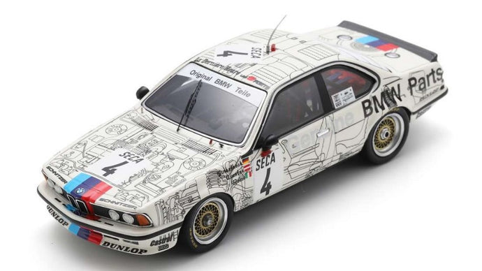BMW 635 CSI N.4 24 H SPA 1983 QUESTER-ROSSI-WINCKELHOCK 1:43
