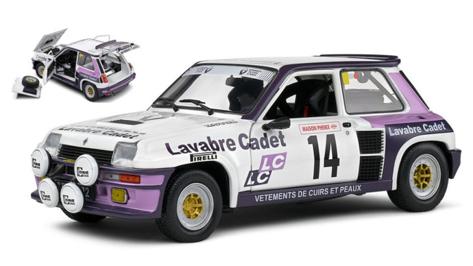RENAULT R5 TURBO N.14 RALLY LYON CHARBONNIERES AURIOL/TUSSIOT 1:18