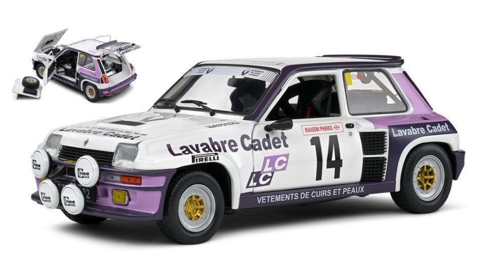 RENAULT R5 TURBO N.14 RALLY LYON CHARBONNIERES AURIOL/TUSSIOT 1:18