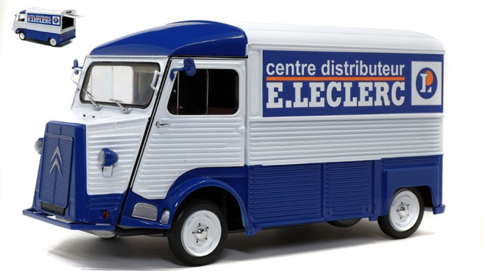 CITROEN TYPE HY E.LECLERC CENTRE DISTRIBUTEUR 1969 BLUE/WHITE 1:18