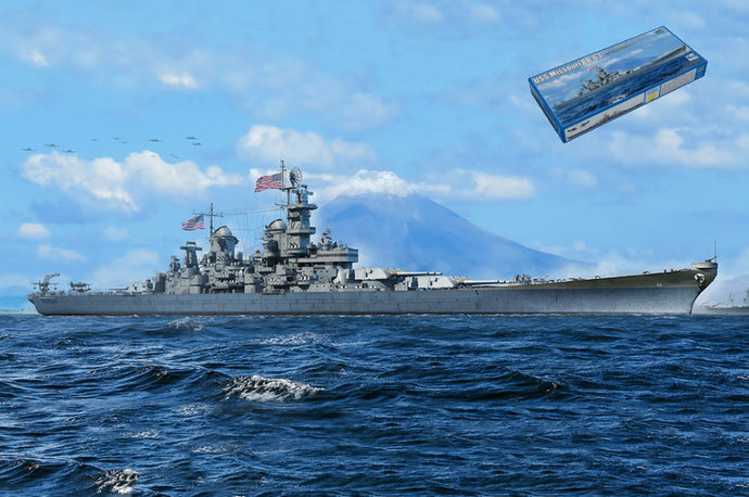 NAVE USS MISSOURI BB-63 KIT 1:700