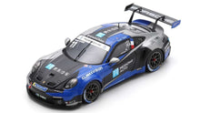 Indlæs billede til gallerivisning Porsche 911 GT3 CUP #11 FLORIAN LATORRE PORSCHE CARRERA CUP ASIA CHAMPION 2023 sort/sølv/blå 1:43