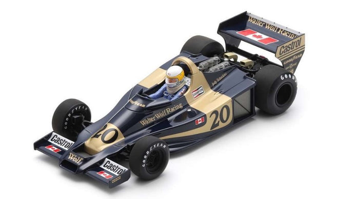 WILLIAMS F1 WOLF WR1 N 20 WINNER MONACO GP 1977 JODY SCHECKTER BLACK GOLD 1:18