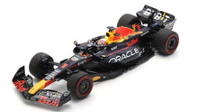Indlæs billede til gallerivisning RED BULL F1 RB19 TEAM ORACLE RED BULL RACING N 1 WORLD CHAMPION (40th CAREER VICTORY) WINNER SPAIN GP 2023 MAX VERSTAPPEN MATT BLUE 1:18