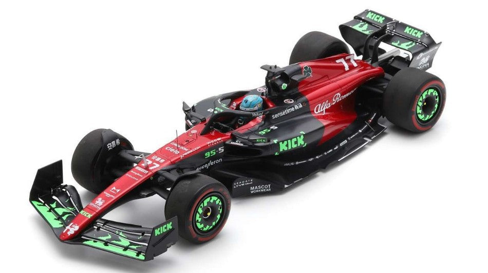 ALFA ROMEO F1 N.77 BELGIAN GP 2023 VALTTERI BOTTAS 1:18