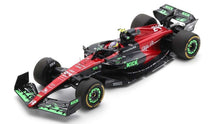 Indlæs billede til gallerivisning ALFA ROMEO F1 TEAM STAKE C43 #24 ZHOU GUANYU BELGIAN GP 2023 rød/sort/grøn 1:18