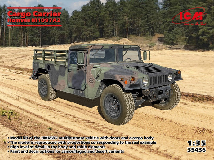 HUMVEE M1097A2 CARGO CARRIER KIT 1:35
