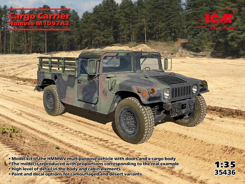HUMVEE M1097A2 CARGO CARRIER KIT 1:35