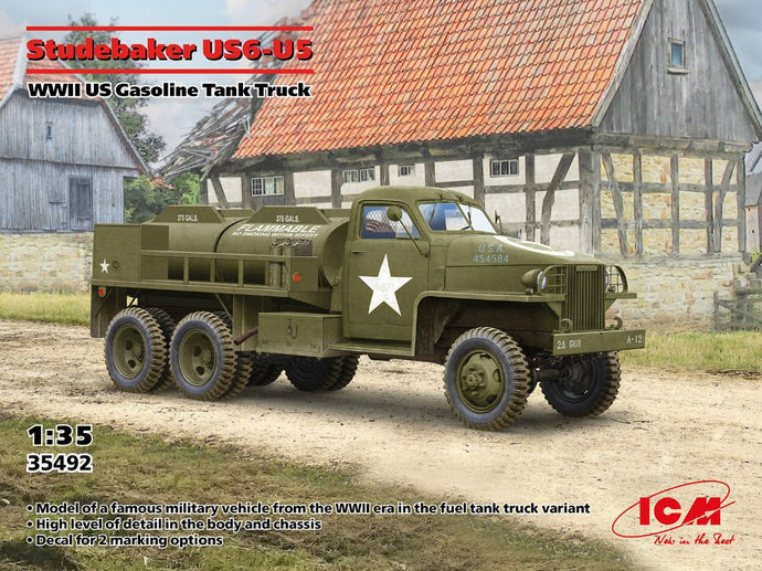 STUDEBAKER US6-U5 WWII US GASOLINE TANK TRUCK KIT 1:35