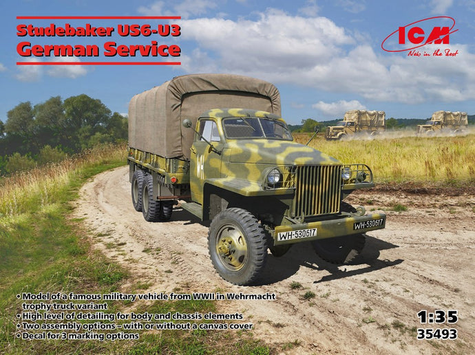 STUDEBAKER US6-U3 IN GERMAN SERVICE KIT 1:35