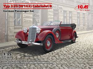 MERCEDES TYP 320 W142 CABRIOLET B GERMAN PASSENGER CAR KIT 1:35