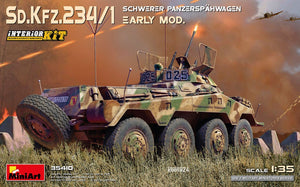 Sd.Kfz.234/1 SCHWERER PANZERSPAHWAGEN (2cm) EARLY MOD.INTERIOR KIT 1:35