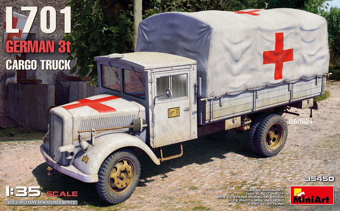 L701 GERMAN 3t CARGO TRUCK RED CROSS KIT 1:35