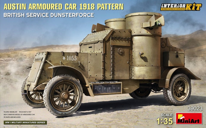 AUSTIN ARMOURED CAR 1918 PATTERN BRITISH SERVICE DUNSTERFORCE KIT 1:35