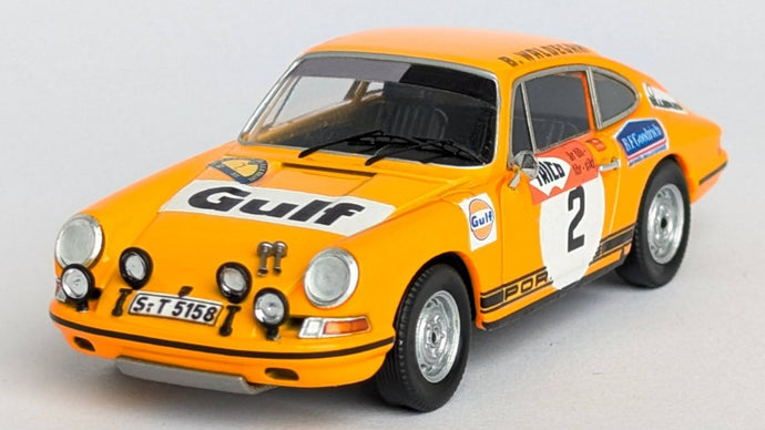 PORSCHE 911S WINN.SWEDISH RALLY 1970 WALDEGAARD-HELMER 1:43