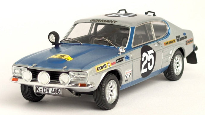 FORD CAPRI 2600 N.25 EAST AFRICAN SAFARI 1970 GLEMSER-KAISER 1:43
