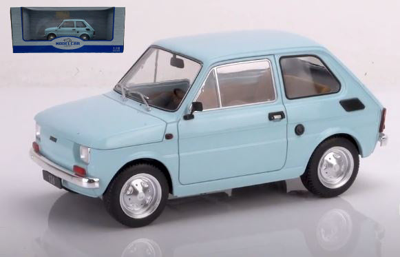 FIAT 126 1972 LIGHT BLUE 1:18