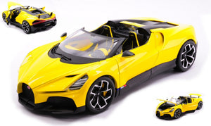 BUGATTI W16 MISTRAL CABRIOLET YELLOW 1:18