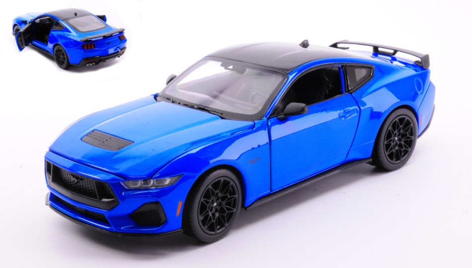 FORD MUSTANG COUPE' 2024 MET.BLUE 1:24