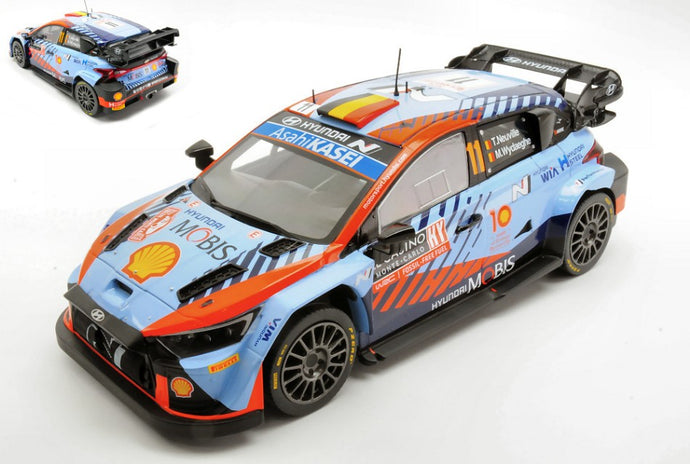 HYUNDAY i20 N WRC N.11 RALLY MONTE CARLO 2024 NEUVILLE-WYDAEGHE 1:18
