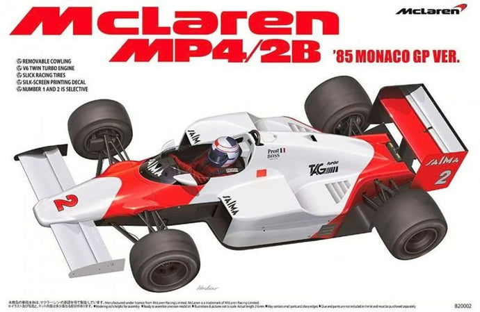 MC LAREN MP4-2B MONACO GP 1985 KIT 1:20