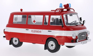 BARKAS B 1000 MINI BUS FIRE BRIGADE AMBULANCE 1:18