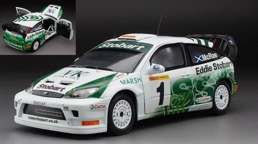 FORD FOCUS WRC N.1 PIRELLI INTERNATIONAL RALLY 2005 COLIN MC RAE 1:18