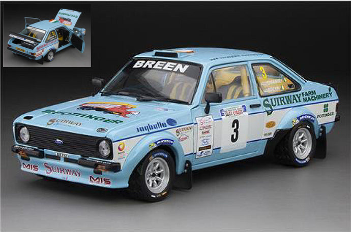 FORD ESCORT RS 1800 N.3 WINNER WEST WALES RALLY JAFFA STAGES 2015 1:18