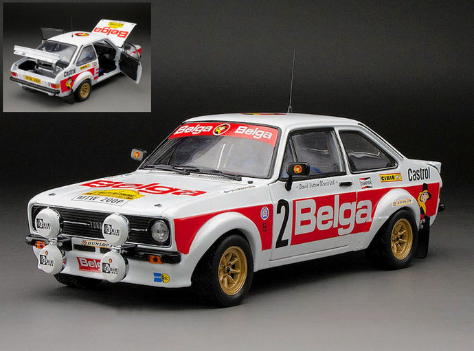 FORD ESCORT RS 1800 N.2 RALLY DU CONDROZ 1979 MIKKOLA-HERTZ 1:18